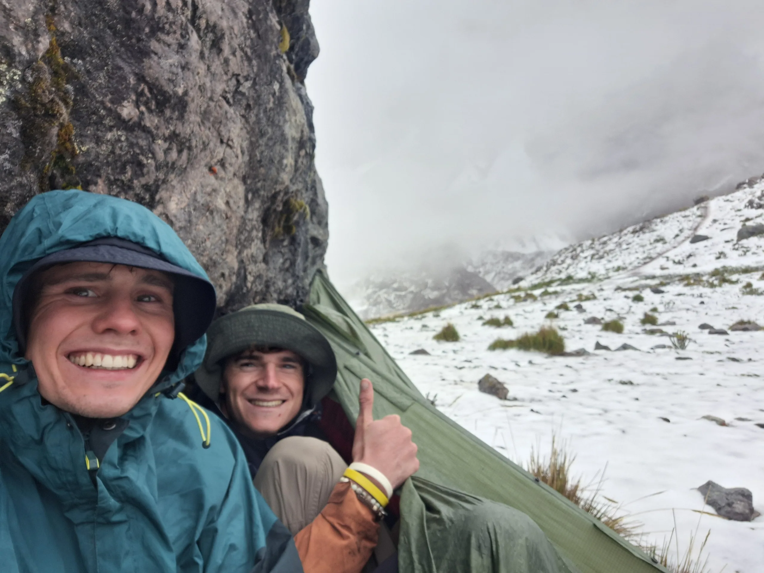 Hiding from the hail