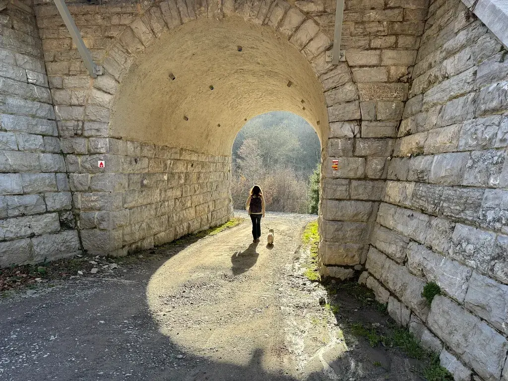 A bridge under the Brussels-Luxembourg railway line