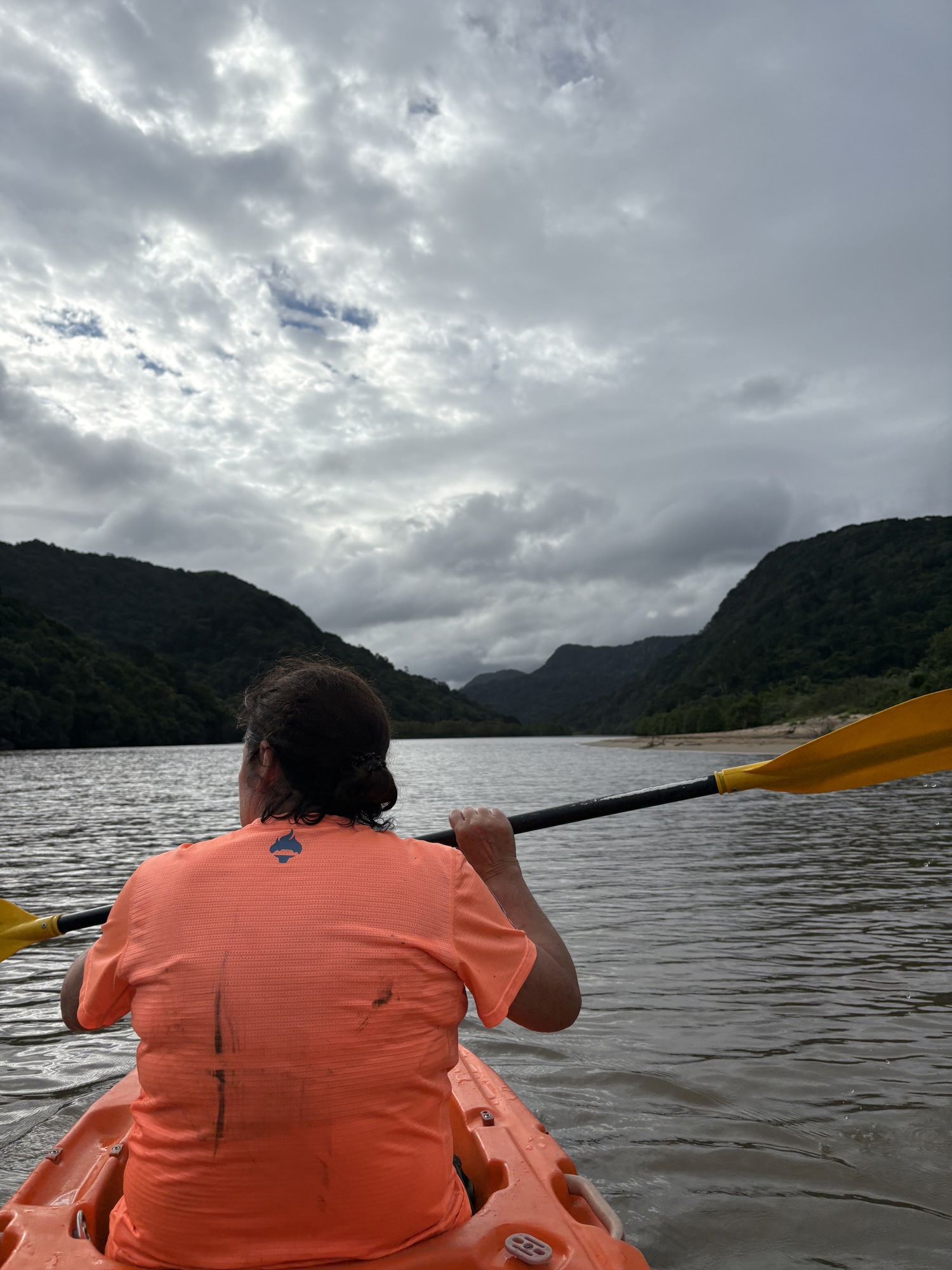 Kayaking at the final base camp
