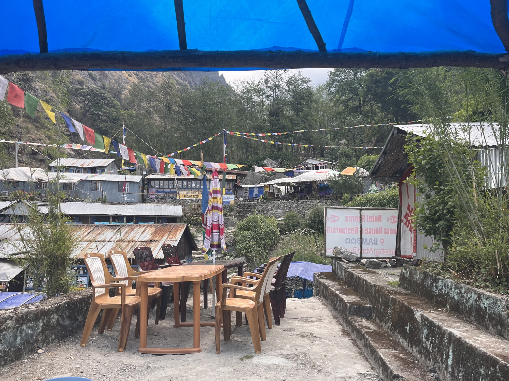 Our lunch break spot