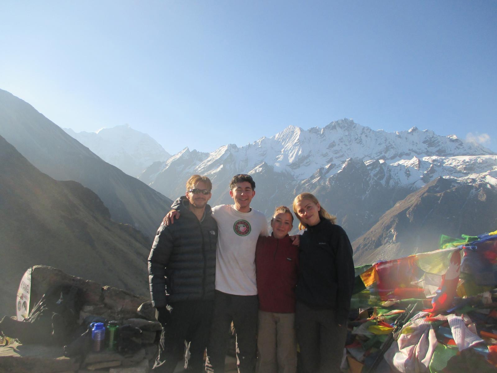 Leor, Maja and Ida. The three hiking buddies I walked up the valley with
